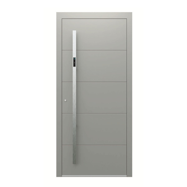 Aluminium Haustüre SmartTech AS-14 in RAL 9007 Graualuminium